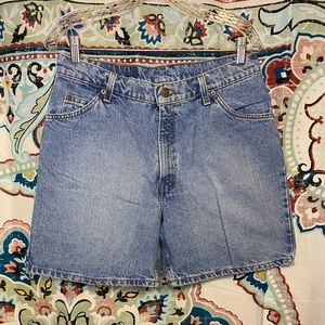 Vintage Orange Tab Levi’s Jean Shorts